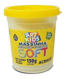 Massa de Modelar Soft 150g Branco - Acrilex