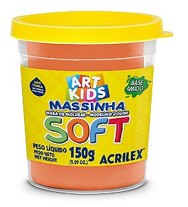 Massa de Modelar Soft 150g Laranja - Acrilex