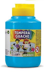 Tinta Tempera Guache 250ml Azul Celeste - Acrilex
