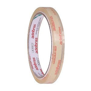 Fita Adesiva 12mm x 50m Transparente Polisil Adelbras