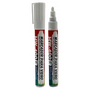 Caneta Marcador Giz Líquido Branco Grampline