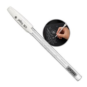 Caneta Gel Trigel 0.8 Branca - CIS