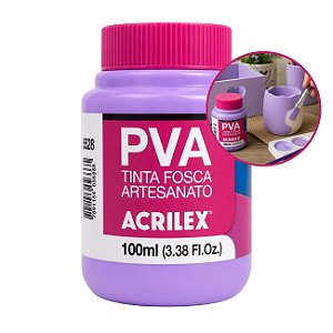 Tinta Fosca p/ Artes PVA 100ml Lilás - Acrilex