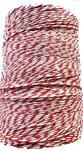 Barbante de Algodão Cru Vermelho/Branco - 200GRS - Produtos Cárneos