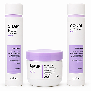 COMBO: 01 Shampoo + 01 Máscara + 01 Condicionador Kyoho