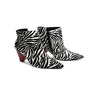 Bota Donne Matte Animal Print Zebra - Milão