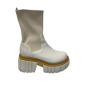 Bota Donne Matte Cano Médio Tratorada - Palermo