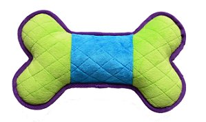 Brinquedo Interativo Tug Tuff Osso macio para jogar, buscar e puxar para cachorros Canine Play