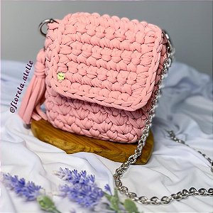 crochet lavender bolsas