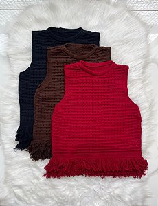 Regata Tricot Franjinha