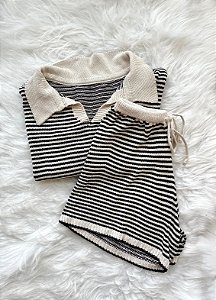 Conjunto Tricot Listrado