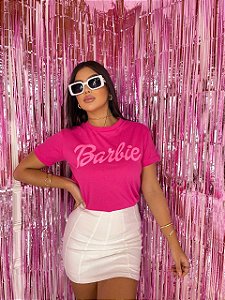 T-shirts Barbie pink