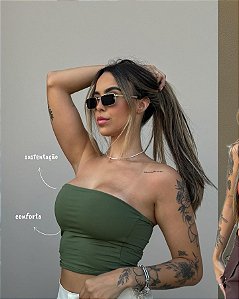 Cropped Tube Poliamida