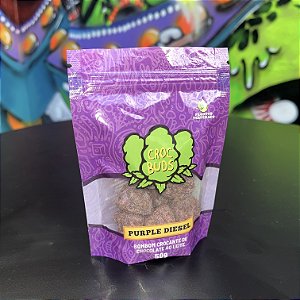 Bag de Chocolate Artesanal Croc Buds Purple Diesel 50g