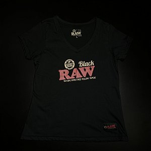 Camiseta Feminina RAW Básica Preta