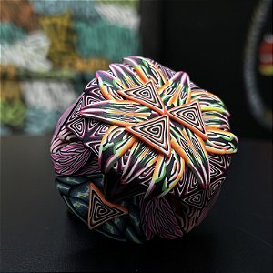 Cuia Artística Áurea Creation Redonda