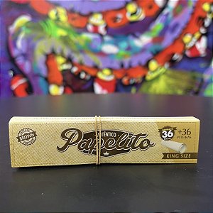 Seda Papelito Brown King Size Com Piteiras 36un.