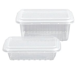 POTE RETANGULAR FREEZER E MICRO-ONDAS 750ML C/24 UNIDADES