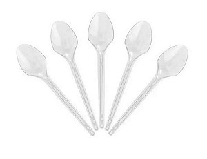 COLHER SOBREMESA ELITE  CRISTAL C/ 50 UND