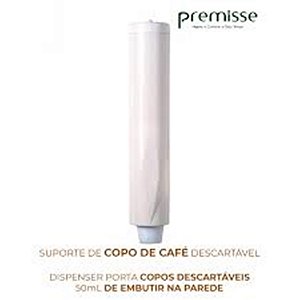 DISPENSER PARA COPO CAFÉ EASY FLEX BRANCO