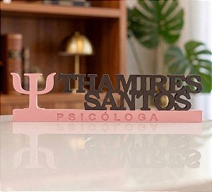 Plaquinha Para Psicologia/Psicologo em PVC