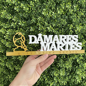 Plaquinha Para Esteticista em PVC