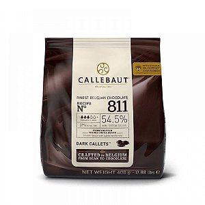Chocolate Amargo Em Callets  Moedas 400g Callebaut