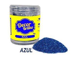 Glitter Azul 5g Decor Brilho