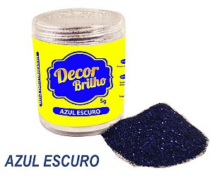 Glitter Azul Escuro 5g - Decor Brilho