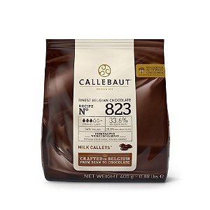 Chocolate ao leite 33.6 Callebaut nº 823 400g