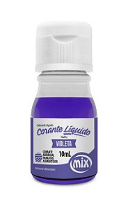 Corante Líquido 10ml Violeta Mix