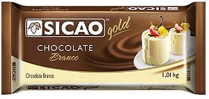 Chocolate Sicao Gold Branco 1,01Kg Branco