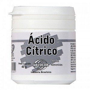 Ácido cítrico 40g Arcolor