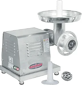 Moedor de Carne Elétrico Bermar Boca 8 Aço Inox BM23