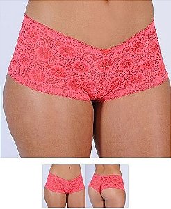 calcinhas em renda lote com 50 unidades cores variadas