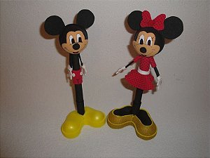 Canetas decoradas com eva