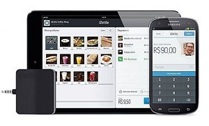 Máquina de cartōes de crédito para celular ou Tablet sem mensalidades