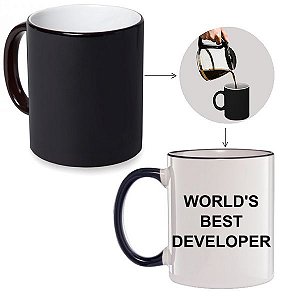 Caneca Mágica World´s Best Developer