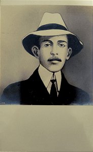 SANTOS DUMONT - Cartão Postal Antigo Original, Fotografia Original  Inicio do Século 20