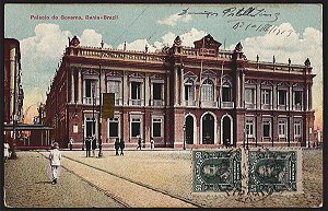 Bahia - Palácio do Governo - Cartão Postal Tipográfico Antigo Original
