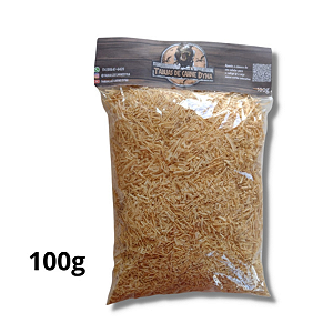 Serragem de madeira Pinus seca 100% natural Pacote com 100g