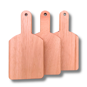 Tábua de Corte Pequena de Madeira para Legumes e Carnes