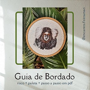 Guia de bordado Sagui