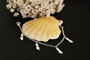 PULSEIRA DE PRATA  INFANTIL FIGAS