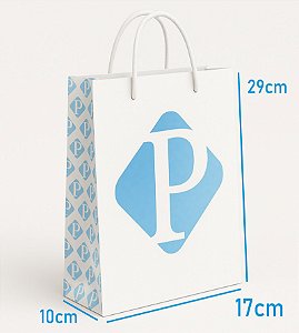 Sacola de papel premium 17x29x10