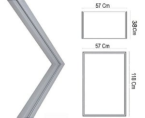 Conjunto De Borracha Geladeira Dako Duo 360
