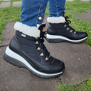 - Bota El Quique Napa Preto com Nylon