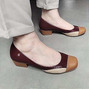 Sapato Conforto Boneca Firezzi Scarpin Salto Baixo 237804