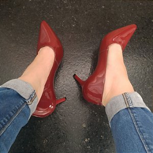 Scarpin Verniz Marasca