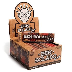 Caixa de Seda Bem Bolado Brown King Size Large 50 und